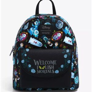 Loungefly Disney The Haunted Mansion Foolish Mortals Mini Backpack
